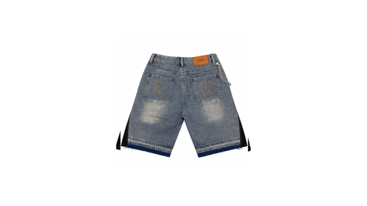 Street Icon Patch Denim Shorts