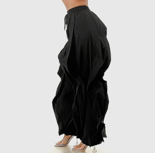 Ruffle Draw String Pants