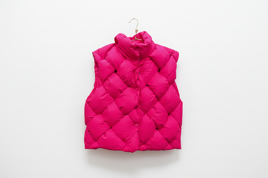 Checker Puffer Vest